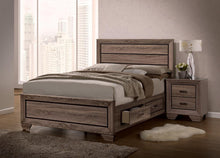 Load image into Gallery viewer, Kauffman California King, E.king, & Queen Panel Bed Washed Taupe
