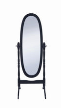 Load image into Gallery viewer, Foyet Oval Cheval Mirror Black