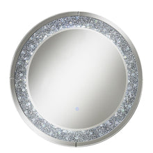 Load image into Gallery viewer, Lixue Round Wall Mirror with LED Lighting Silver