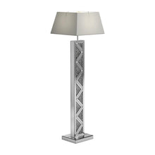Load image into Gallery viewer, Carmen Geometric Base Floor Lamp Silver