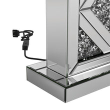 Load image into Gallery viewer, Carmen Geometric Base Table Lamp Silver