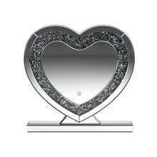 Load image into Gallery viewer, Euston Heart Shape Table Mirror Silver