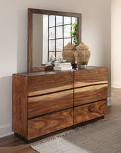 Load image into Gallery viewer, Winslow Dresser Mirror Smokey Walnut