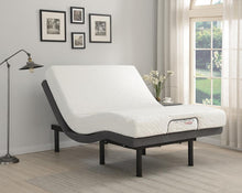Load image into Gallery viewer, Negan Eastern King, E.King, Queen, & Twin XL Adjustable Bed Base Grey and Black