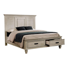 Load image into Gallery viewer, Franco Eastern King & Queen Storage Bed Antique White