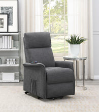 Load image into Gallery viewer, Herrera Power Lift Recliner with Wired Remote Charcoal