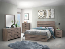 Load image into Gallery viewer, Brantford Eastern King & Queen Panel Bed Barrel Oak