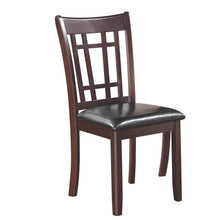 Load image into Gallery viewer, Lavon Padded Dining Side Chairs Espresso and Black (Set of 2)