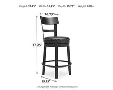 Load image into Gallery viewer, Valebeck Counter Height Bar Stool