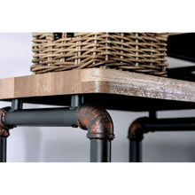 Load image into Gallery viewer, Kebbyll Antique Black/Natural Tone 60" TV Stand