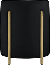 Load image into Gallery viewer, Rotunda Black Velvet Accent Chair