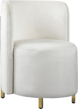 Load image into Gallery viewer, Rotunda Cream Velvet Accent Chair