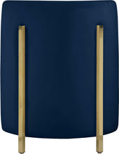 Load image into Gallery viewer, Rotunda Navy Velvet Accent Chair