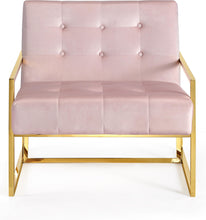 Load image into Gallery viewer, Pierre Pink Velvet Accent Chair