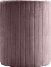 Load image into Gallery viewer, Selena Pink Velvet Accent Chair and Ottoman Set