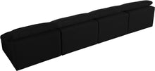 Load image into Gallery viewer, Serene Black Linen Fabric Deluxe Cloud Modular Armless Sofa