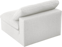 Load image into Gallery viewer, Serene Cream Linen Fabric Deluxe Cloud Armless Chair