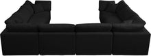 Load image into Gallery viewer, Plush Black Velvet Standard Cloud Modular Sectional