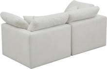 Load image into Gallery viewer, Plush Cream Velvet Standard Cloud Modular Sofa