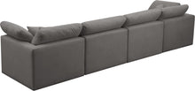 Load image into Gallery viewer, Plush Grey Velvet Standard Cloud Modular Sofa