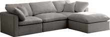 Load image into Gallery viewer, Plush Grey Velvet Standard Cloud Modular Sectional