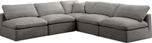 Load image into Gallery viewer, Plush Grey Velvet Standard Cloud Modular Sectional
