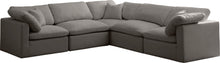 Load image into Gallery viewer, Plush Grey Velvet Standard Cloud Modular Sectional