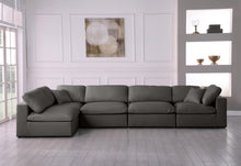 Load image into Gallery viewer, Plush Grey Velvet Standard Cloud Modular Sectional