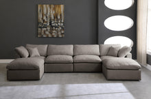 Load image into Gallery viewer, Plush Grey Velvet Standard Cloud Modular Sectional