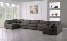 Load image into Gallery viewer, Plush Grey Velvet Standard Cloud Modular Sectional