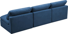 Load image into Gallery viewer, Plush Navy Velvet Standard Cloud Modular Sofa