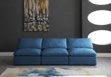 Load image into Gallery viewer, Plush Navy Velvet Standard Cloud Modular Sofa