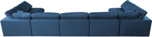 Load image into Gallery viewer, Plush Navy Velvet Standard Cloud Modular Sectional