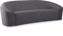 Load image into Gallery viewer, Riley Grey Velvet Sofa