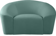 Load image into Gallery viewer, Riley Mint Velvet Chair