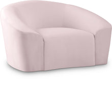 Load image into Gallery viewer, Riley Pink Velvet Chair