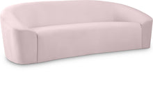 Load image into Gallery viewer, Riley Pink Velvet Sofa