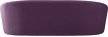 Load image into Gallery viewer, Riley Purple Velvet Sofa
