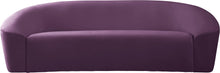 Load image into Gallery viewer, Riley Purple Velvet Sofa