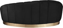 Load image into Gallery viewer, Shelly Black Velvet Chaise