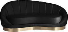 Load image into Gallery viewer, Shelly Black Velvet Chaise
