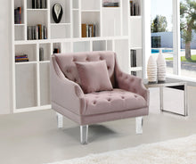 Load image into Gallery viewer, Roxy Pink Velvet Chair