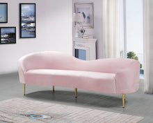 Load image into Gallery viewer, Ritz Pink Velvet Sofa