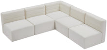 Load image into Gallery viewer, Quincy Cream Velvet Modular Sectional