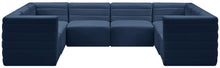 Load image into Gallery viewer, Quincy Navy Velvet Modular Sectional