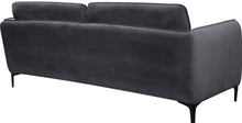 Load image into Gallery viewer, Poppy Grey Velvet Sofa