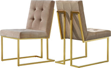 Load image into Gallery viewer, Pierre Beige Velvet Dining Chair