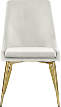 Load image into Gallery viewer, Karina Cream Velvet Dining Chair