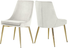 Load image into Gallery viewer, Karina Cream Velvet Dining Chair
