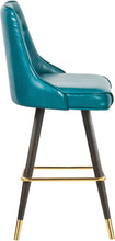 Load image into Gallery viewer, Portnoy Teal Faux Leather Counter/Bar Stool